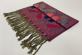 Luxurious Paisley Pashmina PL56